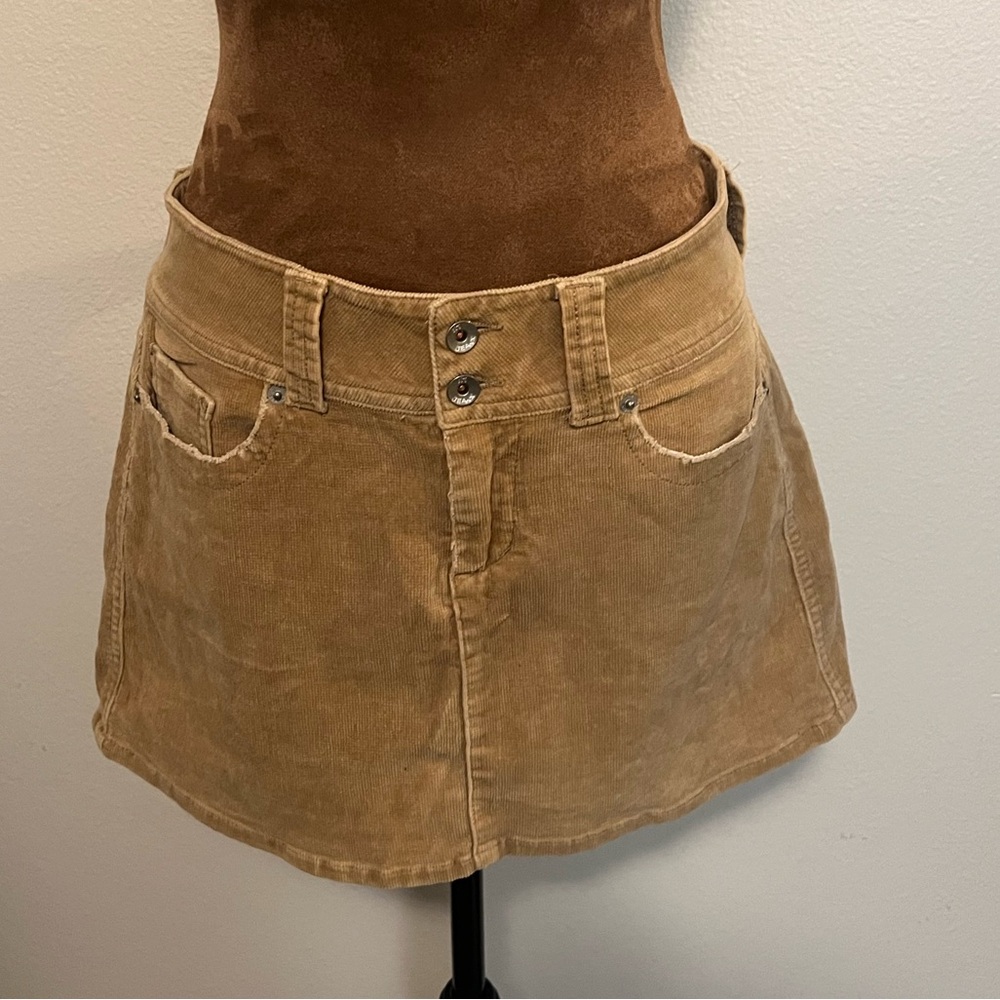 !it Jeans Beige Corduroy Skirt